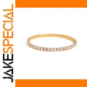 Unisex Gold-Tone Stainless Steel Bracelet