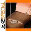 Elegant Feather Pendant Necklace for Women
