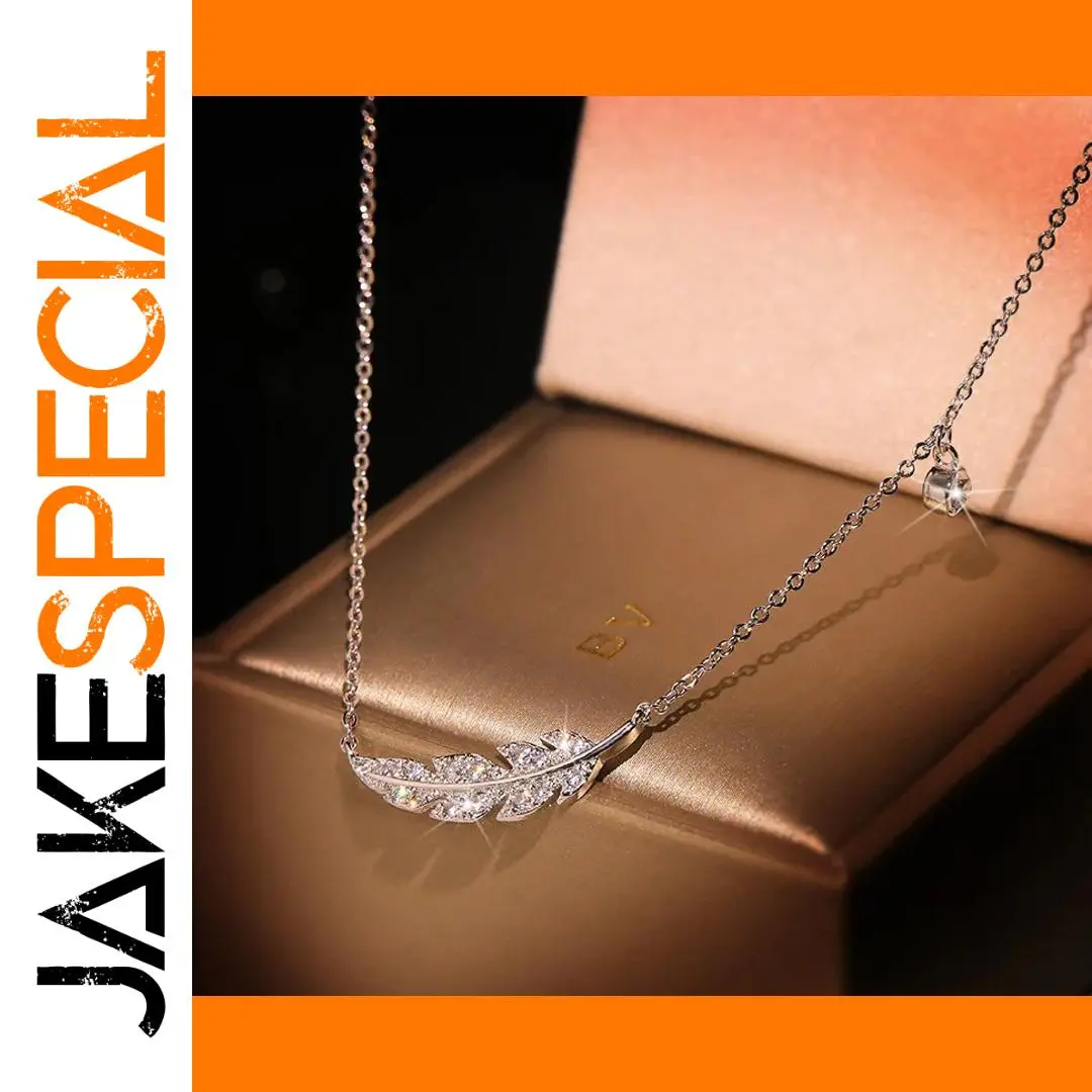 Elegant Feather Pendant Necklace for Women 1 Elegant Feather Pendant Necklace for Women