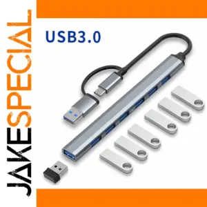 7-Port USB 3.0 Hub with Dual Connectors