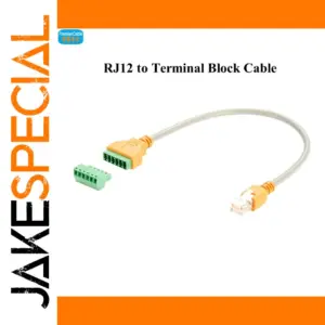 RJ12 6P6C Solderless Adapter Cable 0.3m