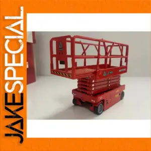 Red Alloy Lifting Work Platform Model