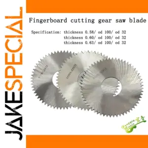Precision Guitar Fretboard Cutter Gear Blade for Various Guitars