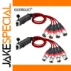 4-Channel Waterproof XLR Snake Adapter Set