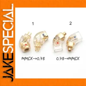 Mini MMCX 0.78mm Male to Female Adapter