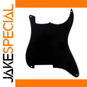 Pro Strat-Style 4-Hole Black Pickguard 2.0-2.2mm