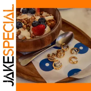 Minimalist Stainless Steel Two-Tone Earbone Clip