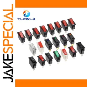 3-Position Illuminated Rocker Switch (16A)