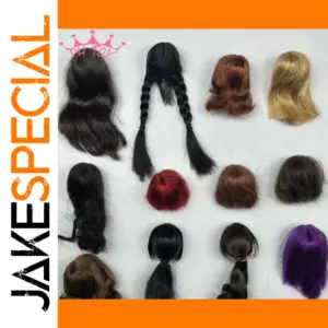 Female Soldier Head Sculpt & Wig Set for 1/6 Figures