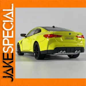 Yellow BMW M4 Diecast Model 1:24 Scale