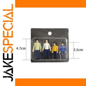 Vibrant 1/32 Scale Doll Set for Car Dioramas