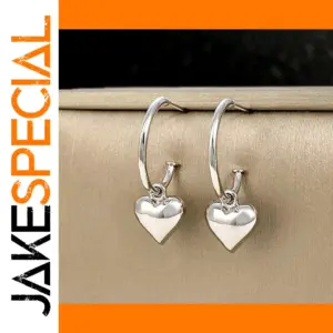 Elegant Heart Earrings for Women