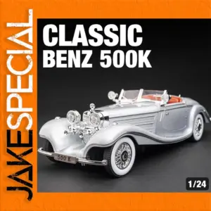 Vintage Mercedes Benz 500K Diecast Model 1:24 Scale