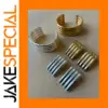 Vintage Stainless Steel Chunky Jewelry Set