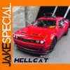 Vivid Red 1:24 Dodge Challenger SRT Hellcat Model