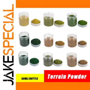 HO Scale Terrain Powder Set for Model Scenery