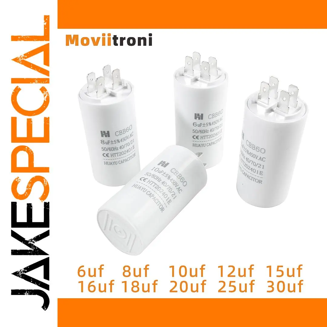 CBB60 450VAC Power Capacitor for Motors 1 CBB60 450VAC Power Capacitor for Motors