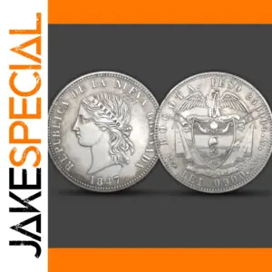 Vintage 1847 Copper Republic Coin