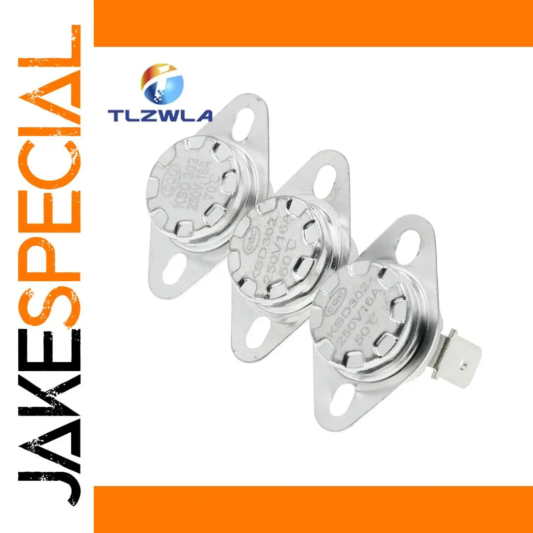 Ceramic Thermostat Set KSD301/KSD302 16A 250V 1 Ceramic Thermostat Set KSD301/KSD302 16A 250V