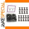 50-Piece Iron Chicago Screw Rivet Set 3x8mm