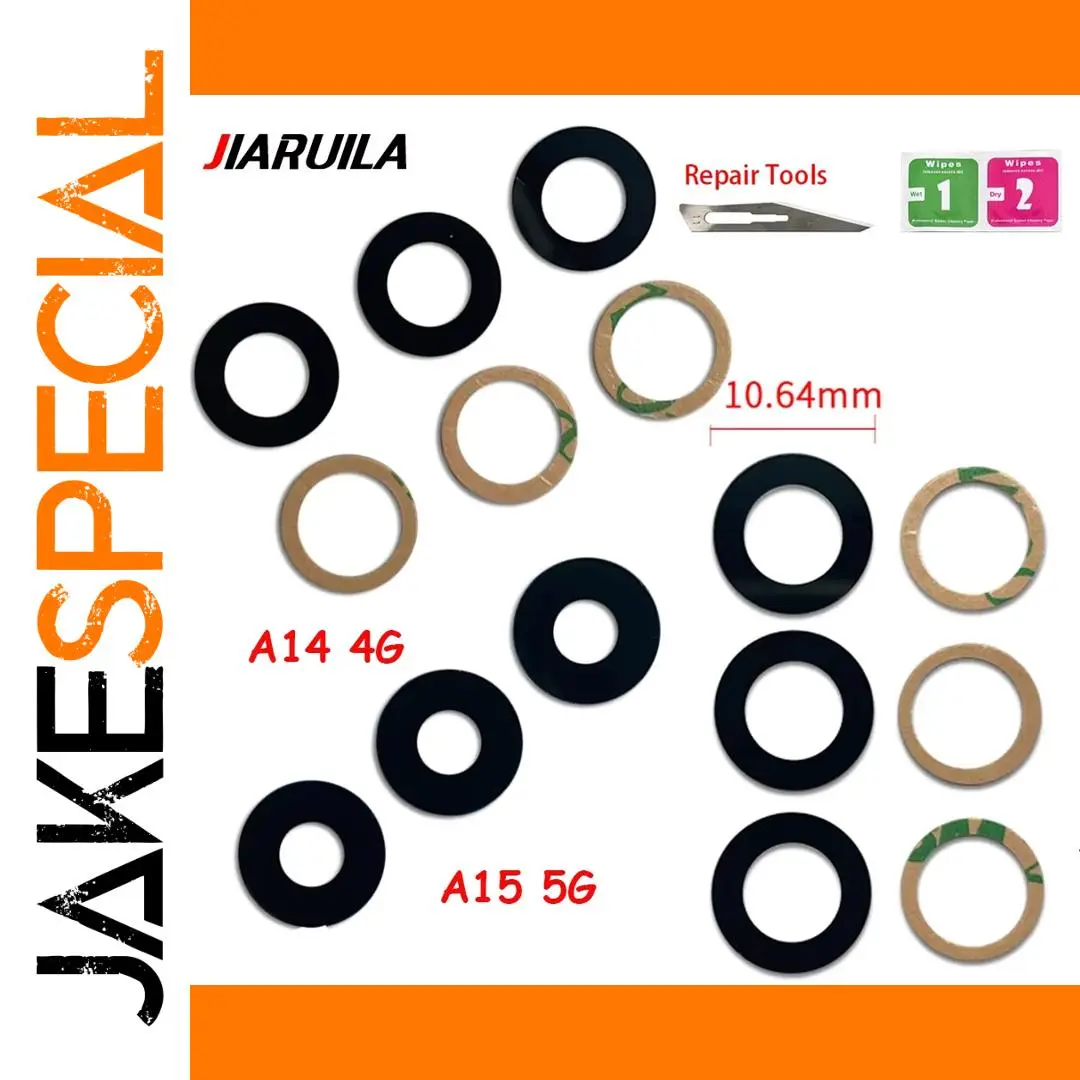 Samsung Rear Camera Glass Cover Lens Set for A03-A55 1 Samsung Rear Camera Glass Cover Lens Set for A03-A55