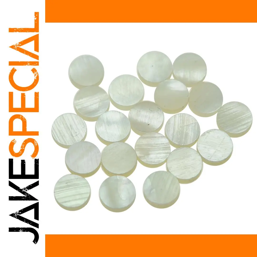 Mother of Pearl Guitar Dot Set with Iridescent Finish 1 Mother of Pearl Guitar Dot Set with Iridescent Finish