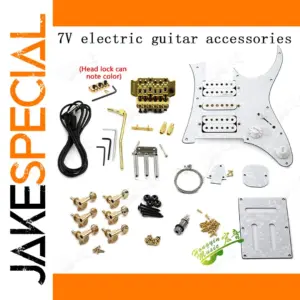 7V Electric Guitar Accessory Set with Pickguard