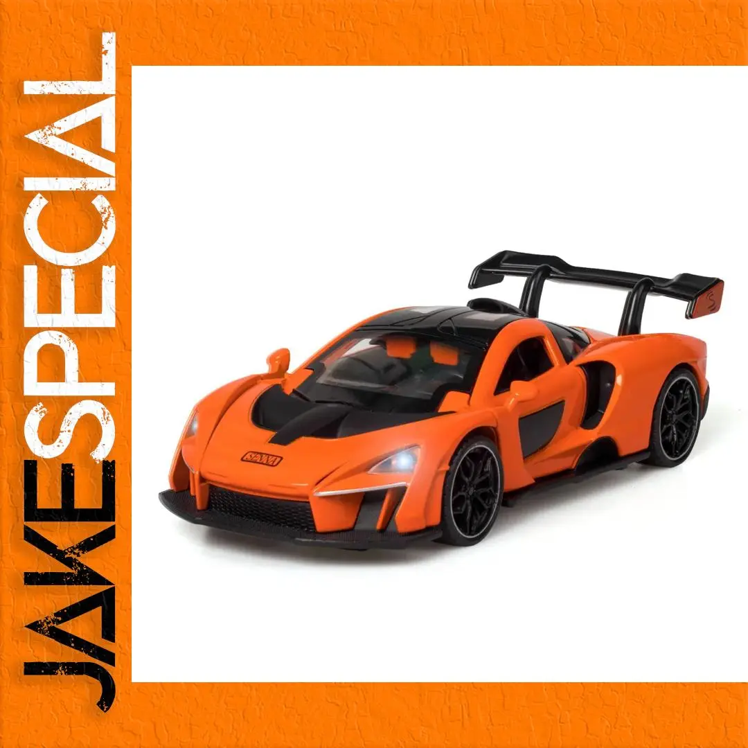 Orange 1:32 Diecast Race Car Model 1 Orange 1:32 Diecast Race Car Model