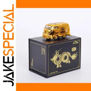 Gold Volkswagen T1 Diecast Model 1/64 Scale