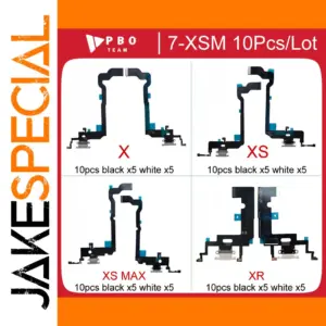 iPhone Charging Port Flex Cable Set (10-Pack)