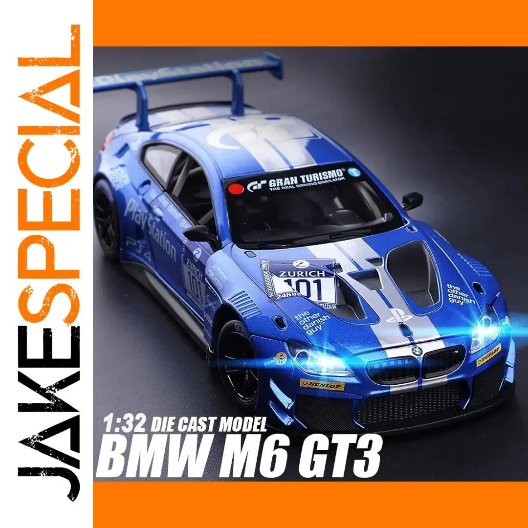 BMW M6 GT3 1:32 Scale Die-Cast Model 1 BMW M6 GT3 1:32 Scale Die-Cast Model