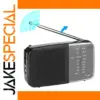 Portable AM/FM Radio with Retractable Antenna