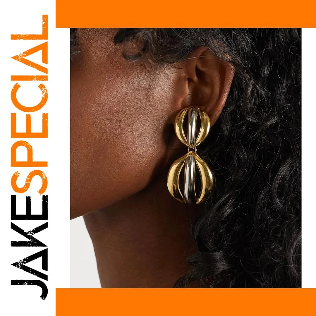 Stainless Steel Gold Hoop Earrings 19mm 1 Stainless Steel Gold Hoop Earrings 19mm