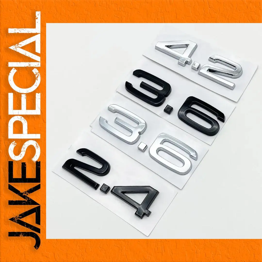 Sleek 3D Car Emblem Badge Set for Vehicles 1 Sleek 3D Car Emblem Badge Set for Vehicles