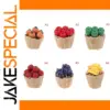 Miniature Resin Fruit Baskets for Dollhouses