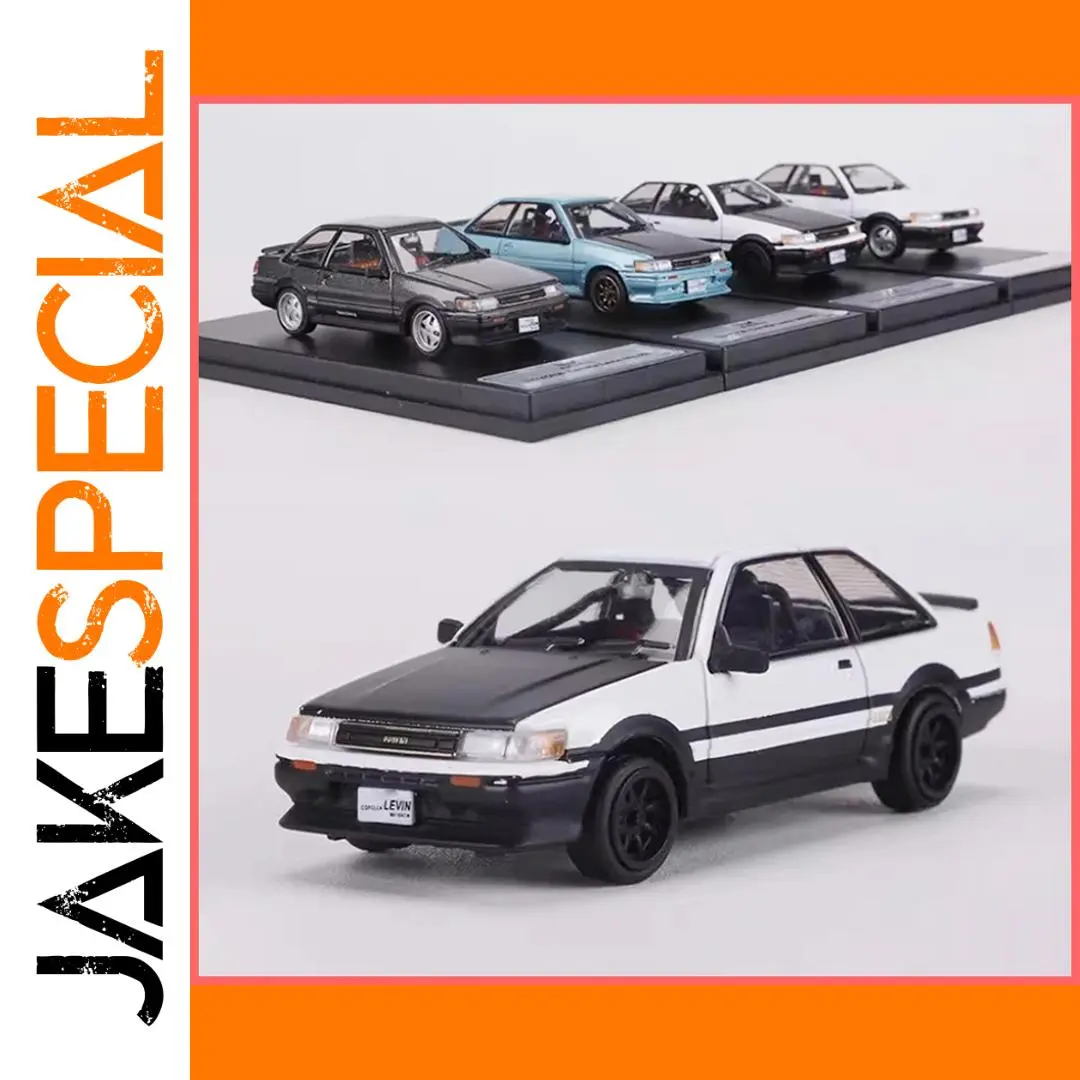 Diecast AE86 Corolla Levin Model 1:64 Scale 1 Diecast AE86 Corolla Levin Model 1:64 Scale