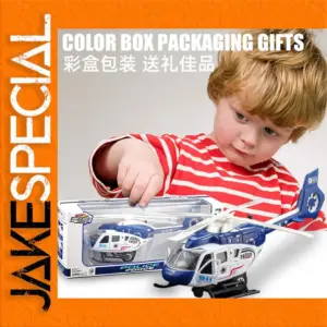 Rescue Helicopter Model 1:32 Diecast with Lights