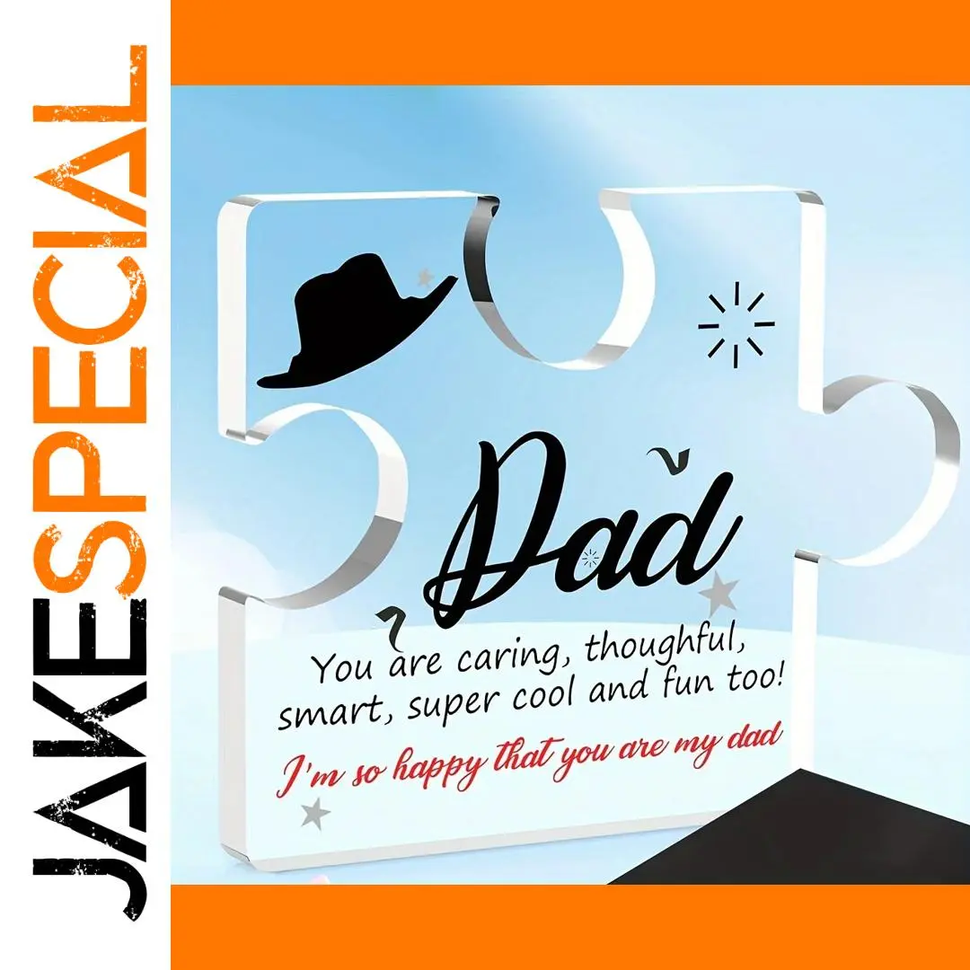 Personalized Acrylic Puzzle Piece for Dad 1 Personalized Acrylic Puzzle Piece for Dad