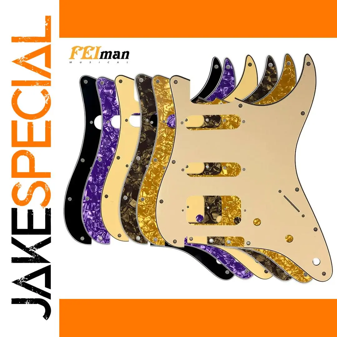 Fender Stratocaster HSS Pickguard 285x230mm 1 Fender Stratocaster HSS Pickguard 285x230mm