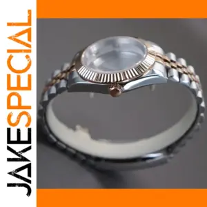 Two-Tone Stainless Steel Watch Case for Custom Builds