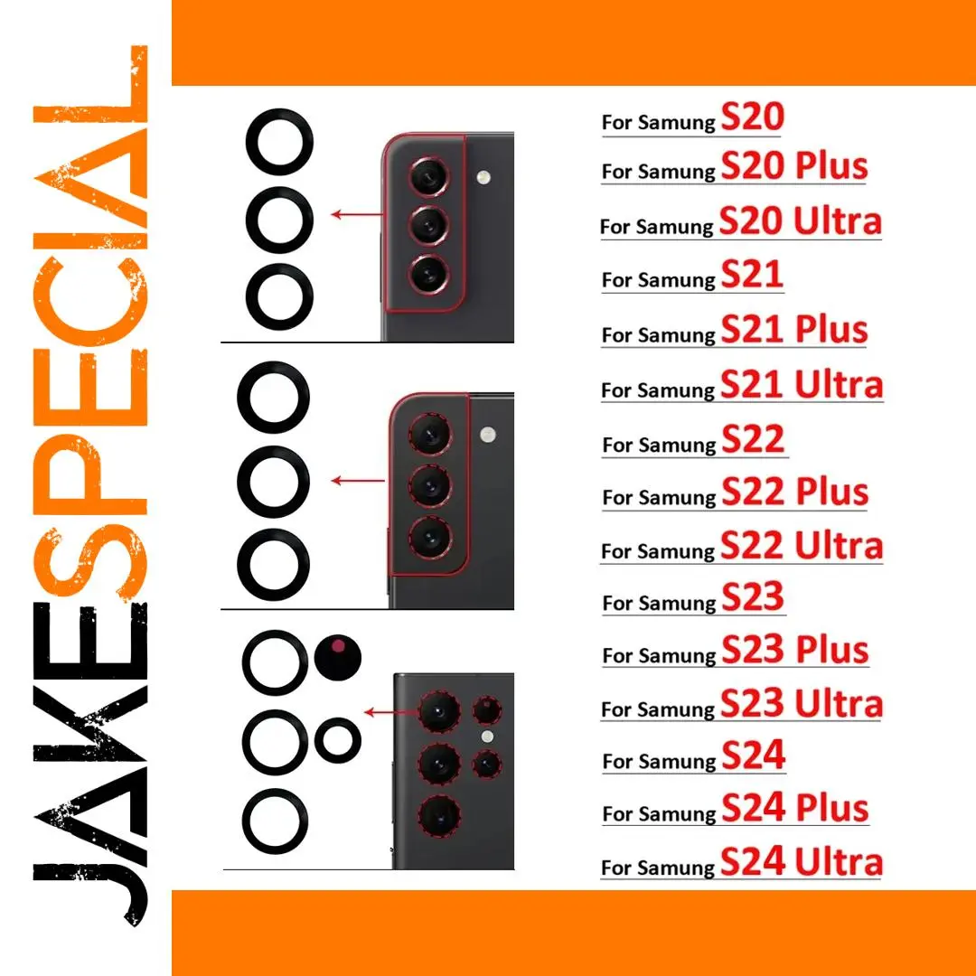 Samsung Camera Glass Lens for S20-S24 Series 1 Samsung Camera Glass Lens for S20-S24 Series