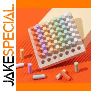 Vibrant Wooden Sensory Stick Toy for Toddlers