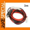 3-Meter T-Shape Car Power Cable for Radios