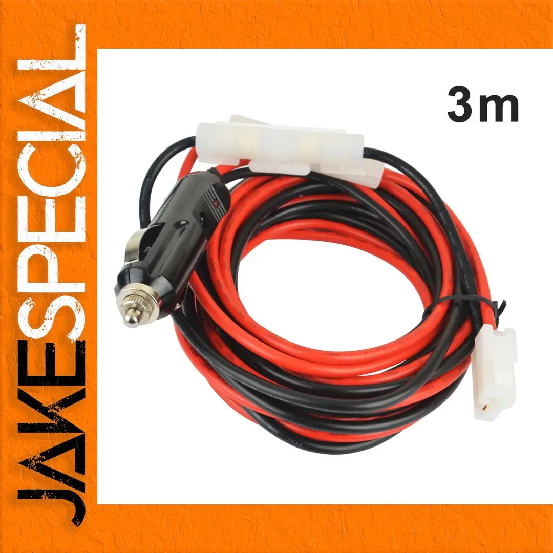 3-Meter T-Shape Car Power Cable for Radios 1 3-Meter T-Shape Car Power Cable for Radios