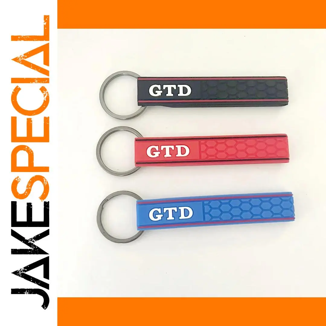 VW GTD Silicone Keychain for VW Models 1 VW GTD Silicone Keychain for VW Models