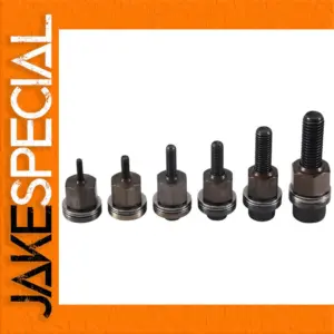 Six-Piece Metal Rivet Nut Set for DIY Projects