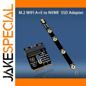Black M.2 NVMe Adapter for PCIe 4.0 SSDs