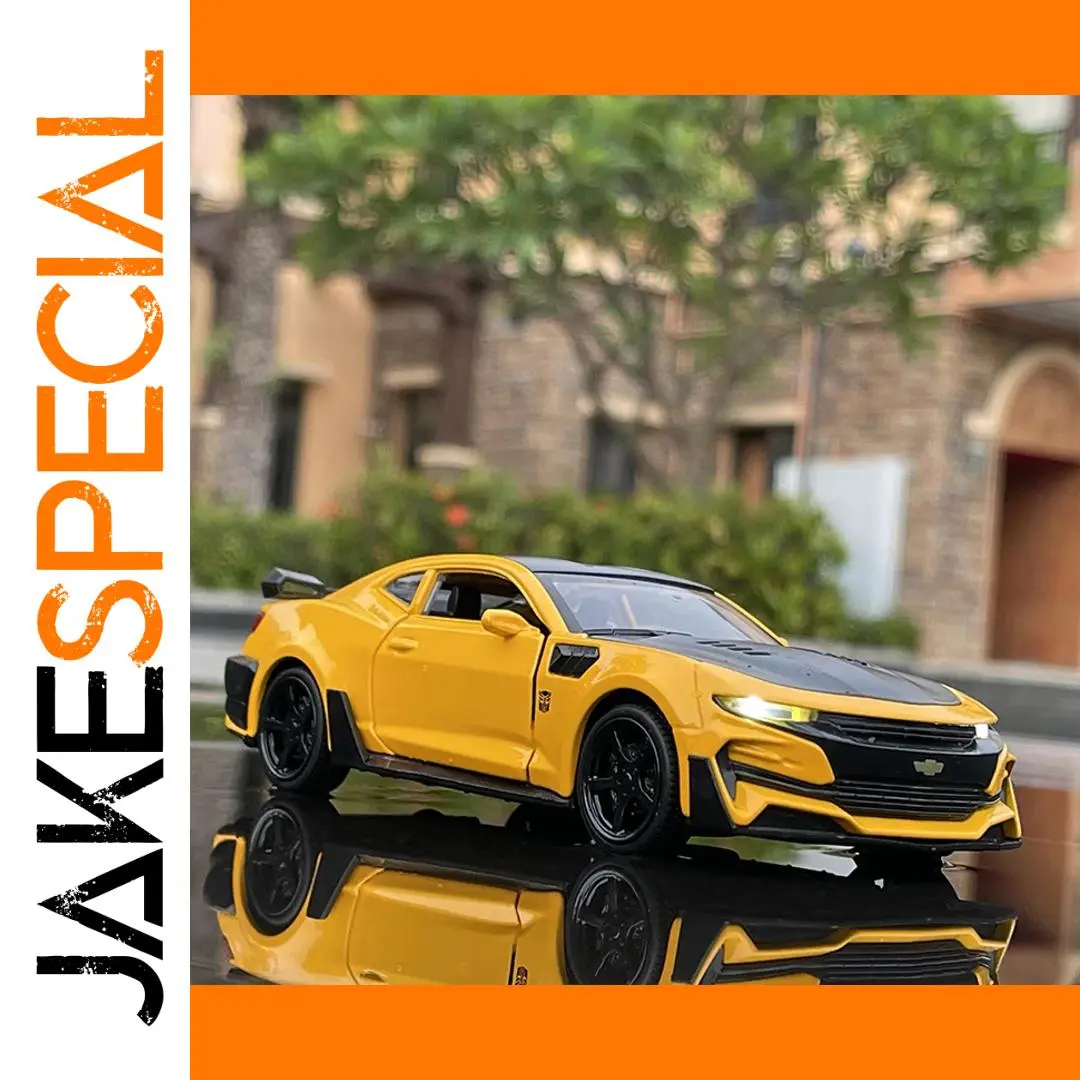 Vibrant Yellow Chevrolet Camaro Model Car 1 Vibrant Yellow Chevrolet Camaro Model Car