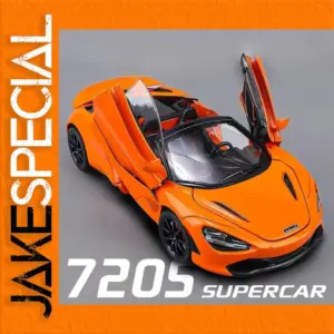 1:24 Alloy Supercar Model with Lights