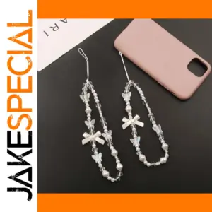 Elegant Lace-Style Wrist Strap Lanyard for Keys and Phones